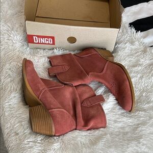 Dingo Women's Ankle Booties - Dusty Rose